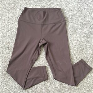 Brown High-Waisted Leggings